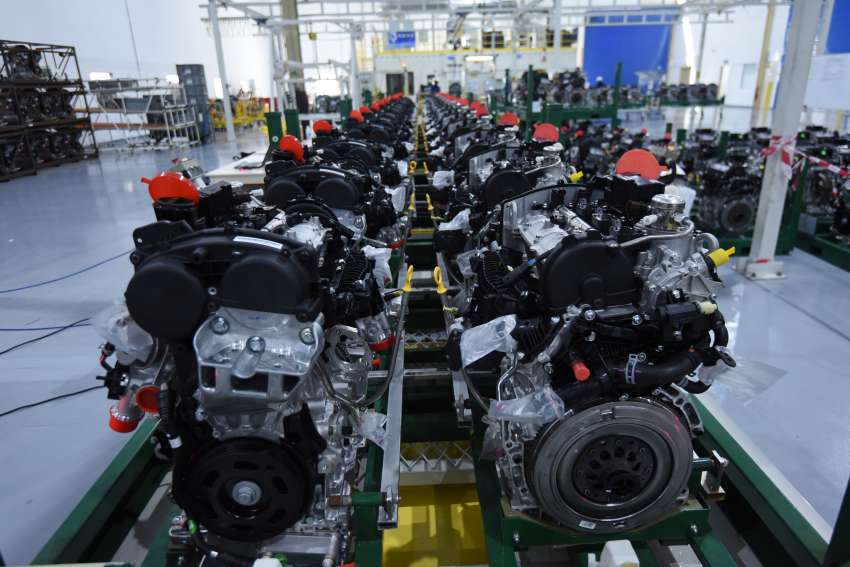 Proton launches 1.5L TGDi engine plant in Tg Malim – 180k capacity; first outside of China; 47% automation 1480119