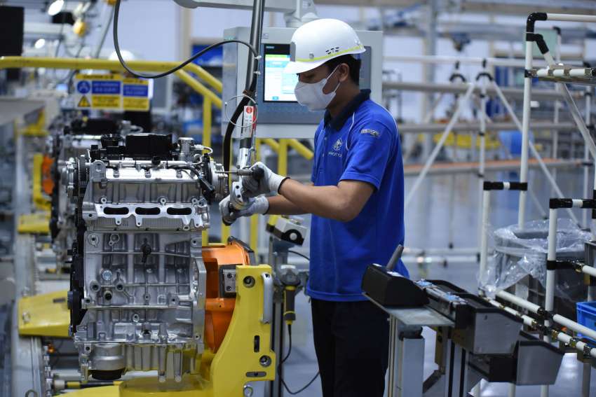 Proton launches 1.5L TGDi engine plant in Tg Malim – 180k capacity; first outside of China; 47% automation 1480121