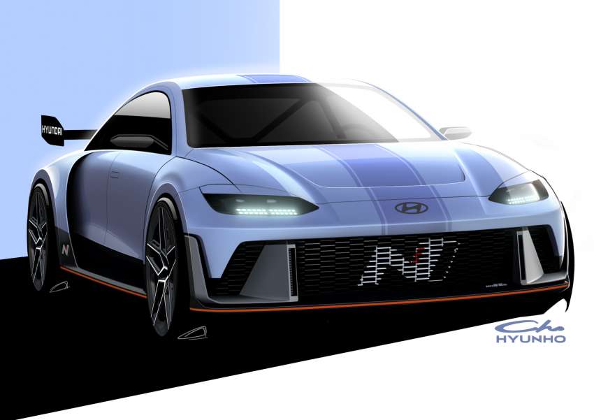 Hyundai RN22e revealed – previews potential Ioniq 6 N EV with 585 PS, 740 Nm, AWD; 250 km/h top speed 1484524