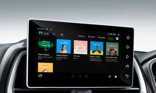 Proton Persona and Iriz to get on-board Spotify music streaming app support with the ACO Tech Atlas OS