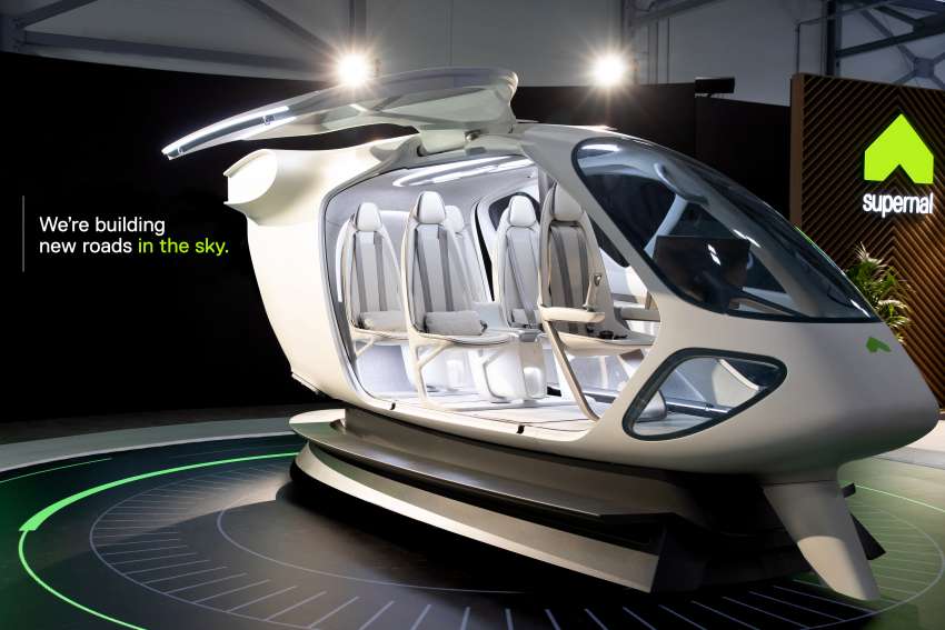 Hyundai Supernal eVTOL urban air mobility cabin concept previewed; automotive design, materials used 1487029