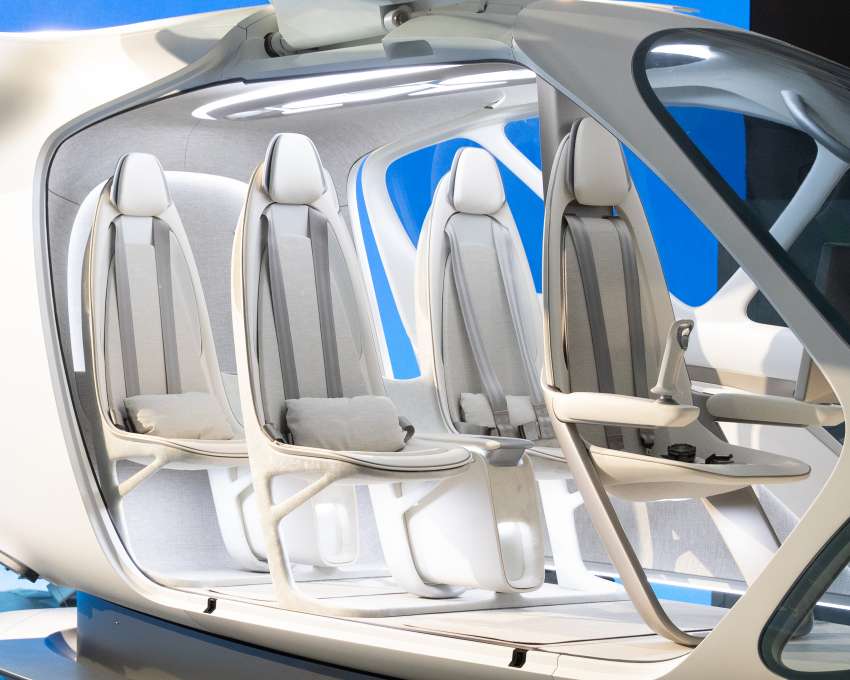Hyundai Supernal eVTOL urban air mobility cabin concept previewed; automotive design, materials used 1487030
