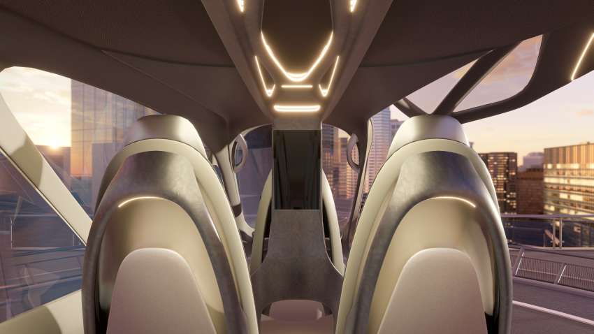 Hyundai Supernal eVTOL urban air mobility cabin concept previewed; automotive design, materials used 1487038