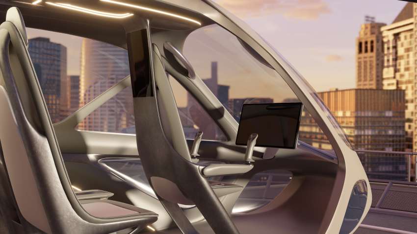 Hyundai Supernal eVTOL urban air mobility cabin concept previewed; automotive design, materials used 1487040