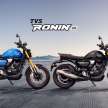 TVS Ronin diperkenal di India – roadster 225 cc dengan platform dan kerangka baru, kuasa 20.4 PS