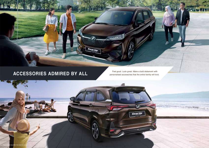 Perodua Alza 2022 – aksesori GearUp luar dan dalam 1486453