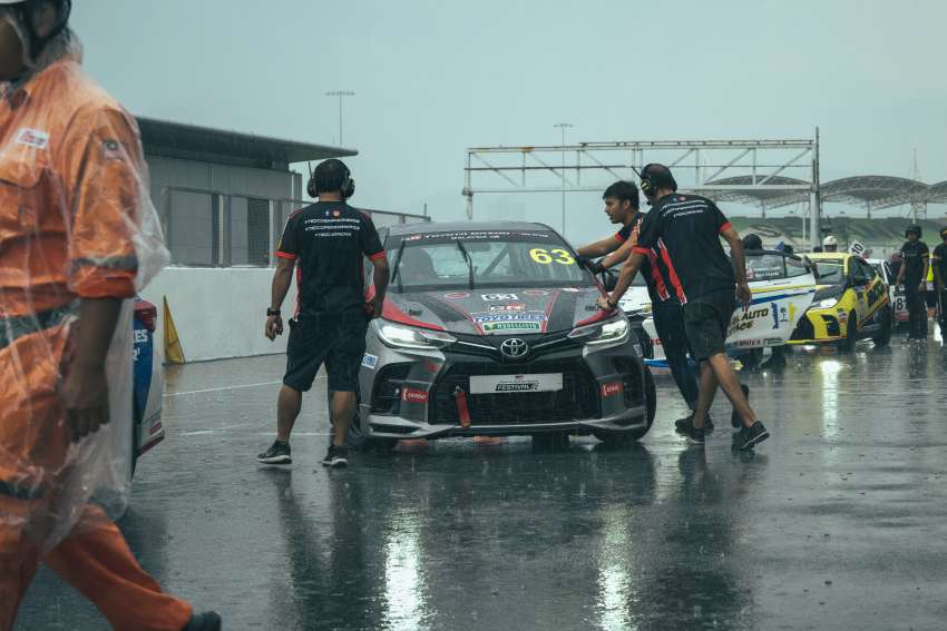 Toyota Gazoo Racing Vios Sprint Cup Round 2 – Eddie Lew, Putera Adam win Race 1 in rain-soaked Sepang 1488980