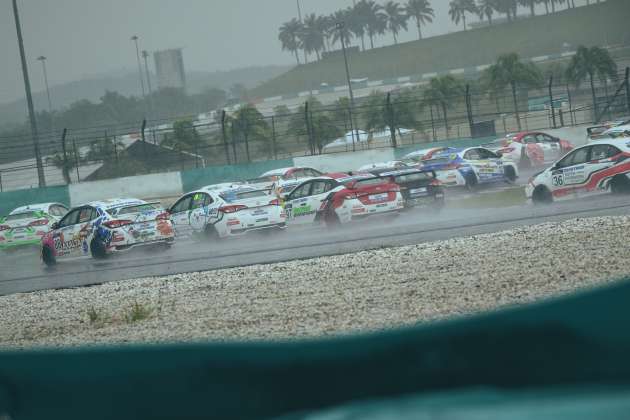 Toyota Gazoo Racing Vios Sprint Cup Round 2 – Eddie Lew, Putera Adam win Race 1 in rain-soaked Sepang