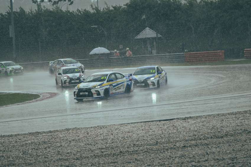 Toyota Gazoo Racing Vios Sprint Cup Round 2 – Eddie Lew, Putera Adam win Race 1 in rain-soaked Sepang 1488994