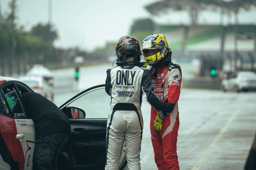 Toyota Gazoo Racing Vios Sprint Cup Round 2 – Eddie Lew, Putera Adam win Race 1 in rain-soaked Sepang 1489002