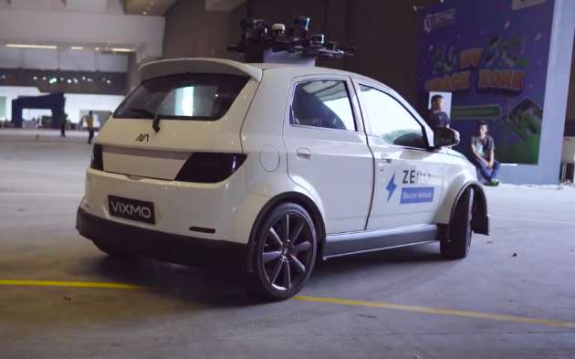 Vixmo Zero – kereta elektrik dengan teknologi autonomi dari Indonesia, berasaskan Proton Savvy