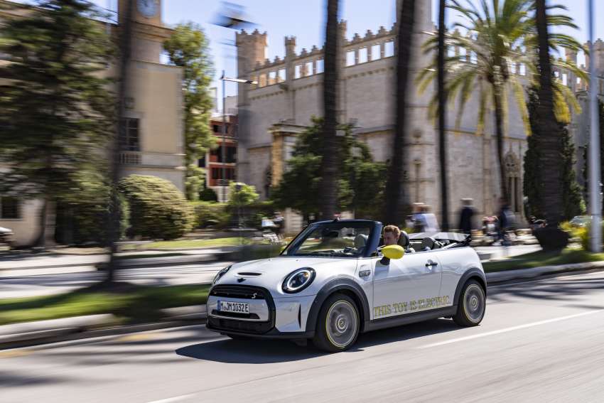 MINI Cooper SE Convertible revealed – special one-off convertible version of EV hatchback; 230 km of range 1484065