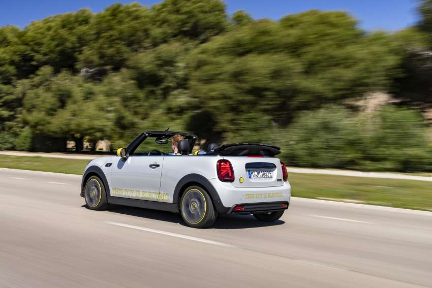 MINI Cooper SE Convertible revealed – special one-off convertible version of EV hatchback; 230 km of range 1484105