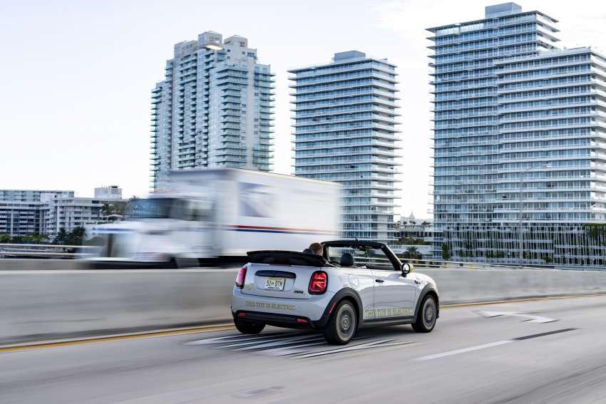 MINI Cooper SE Convertible revealed – special one-off convertible version of EV hatchback; 230 km of range 1483897