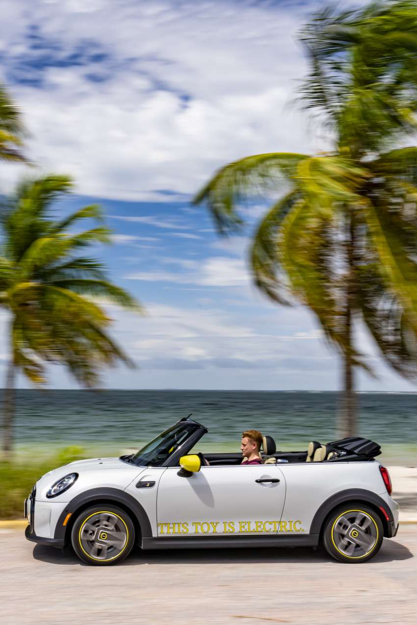 MINI Cooper SE Convertible revealed – special one-off convertible version of EV hatchback; 230 km of range 1483923