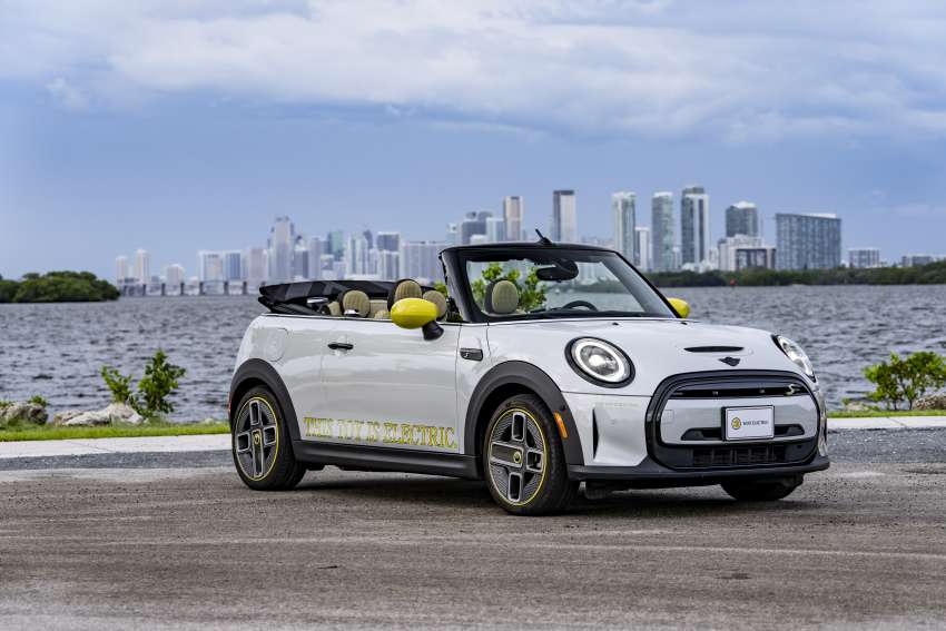 MINI Cooper SE Convertible revealed – special one-off convertible version of EV hatchback; 230 km of range 1483948