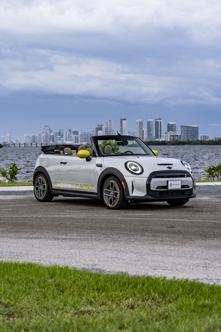 MINI Cooper SE Convertible revealed – special one-off convertible version of EV hatchback; 230 km of range 1483950