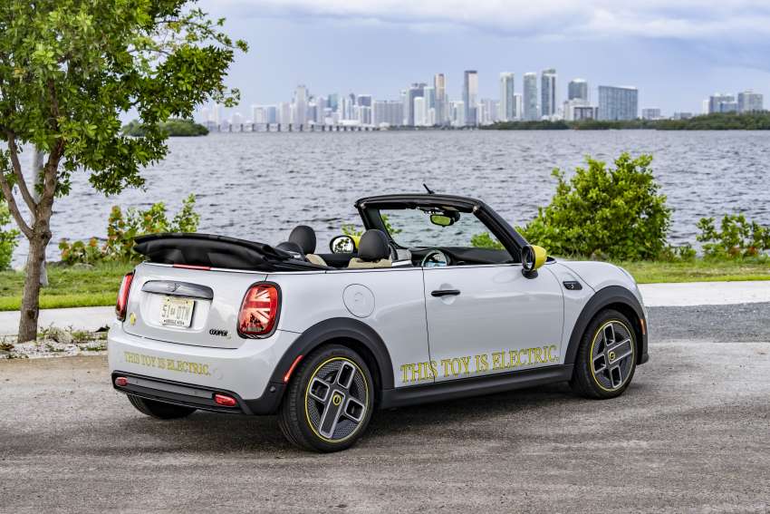 MINI Cooper SE Convertible revealed – special one-off convertible version of EV hatchback; 230 km of range 1483956