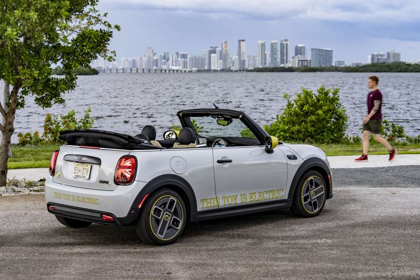 MINI Cooper SE Convertible revealed – special one-off convertible version of EV hatchback; 230 km of range 1483960