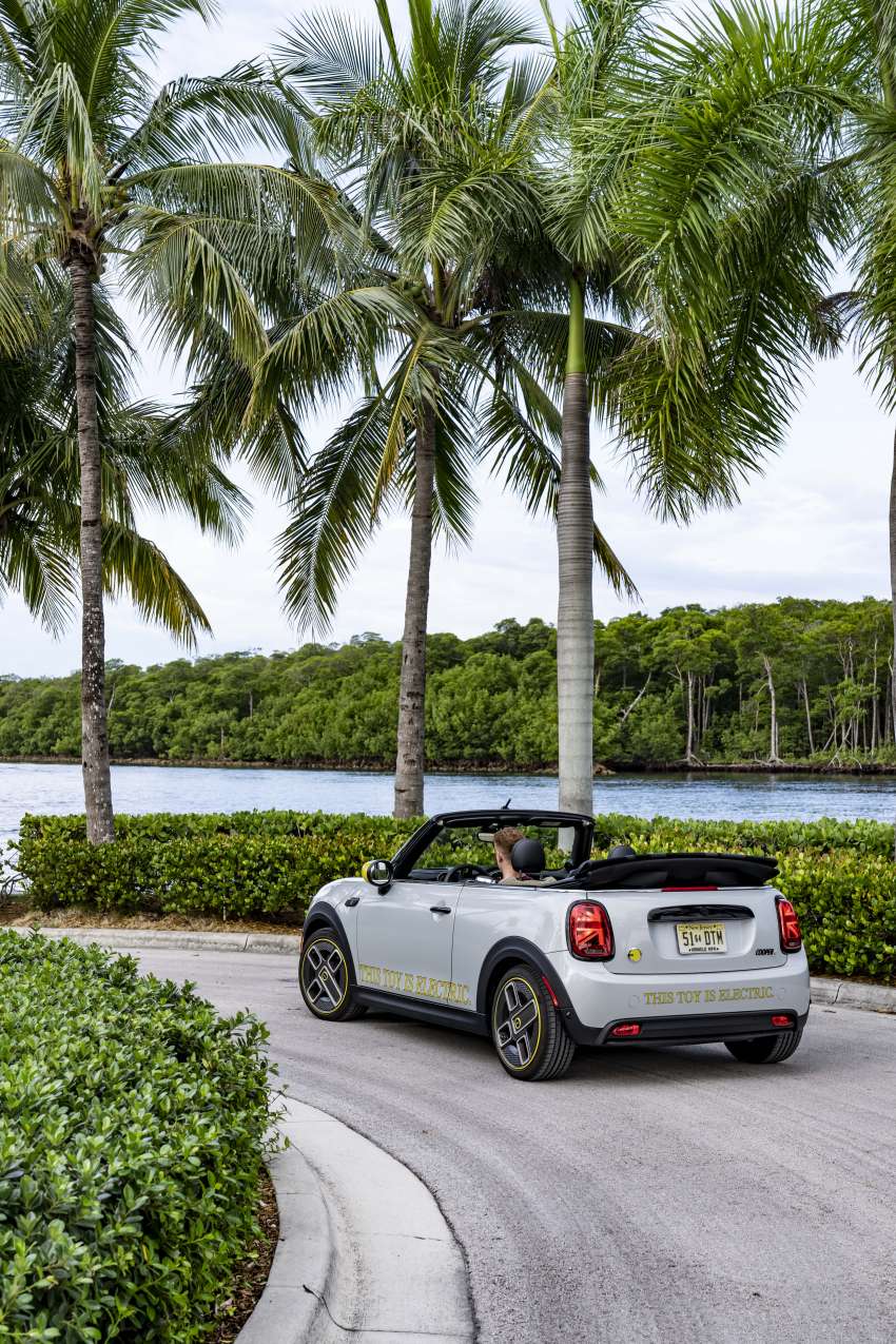 MINI Cooper SE Convertible revealed – special one-off convertible version of EV hatchback; 230 km of range 1483964
