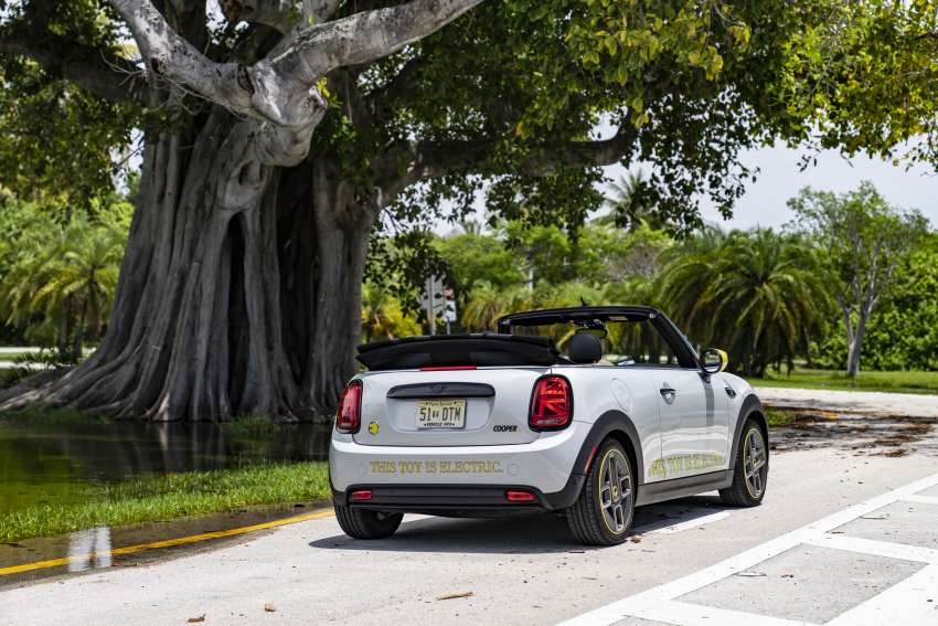MINI Cooper SE Convertible revealed – special one-off convertible version of EV hatchback; 230 km of range 1483992