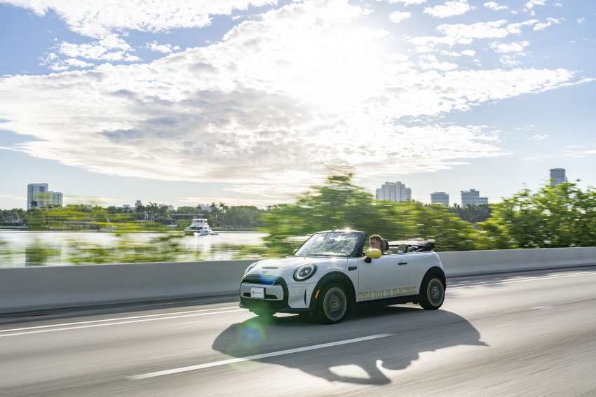 MINI Cooper SE Convertible revealed – special one-off convertible version of EV hatchback; 230 km of range 1483848