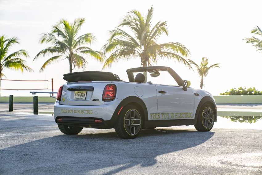 MINI Cooper SE Convertible revealed – special one-off convertible version of EV hatchback; 230 km of range 1483996