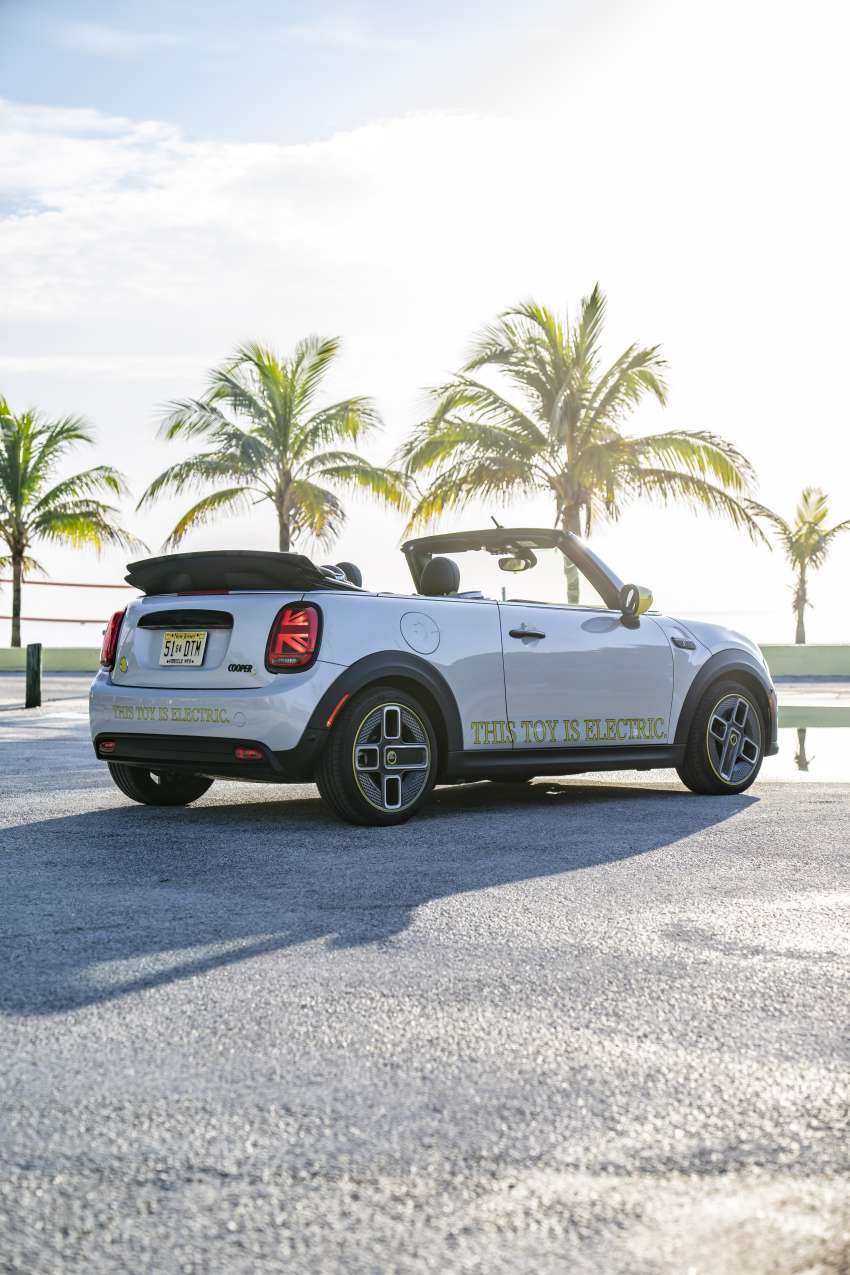 MINI Cooper SE Convertible revealed – special one-off convertible version of EV hatchback; 230 km of range 1483998