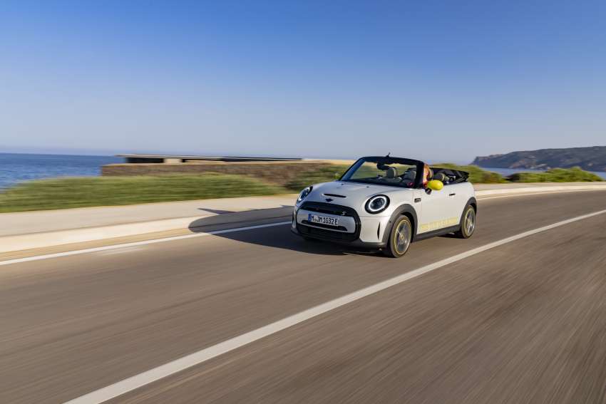 MINI Cooper SE Convertible revealed – special one-off convertible version of EV hatchback; 230 km of range 1483827