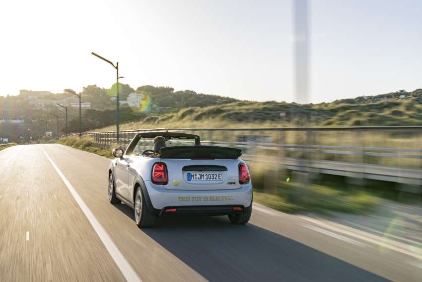 MINI Cooper SE Convertible revealed – special one-off convertible version of EV hatchback; 230 km of range 1483818