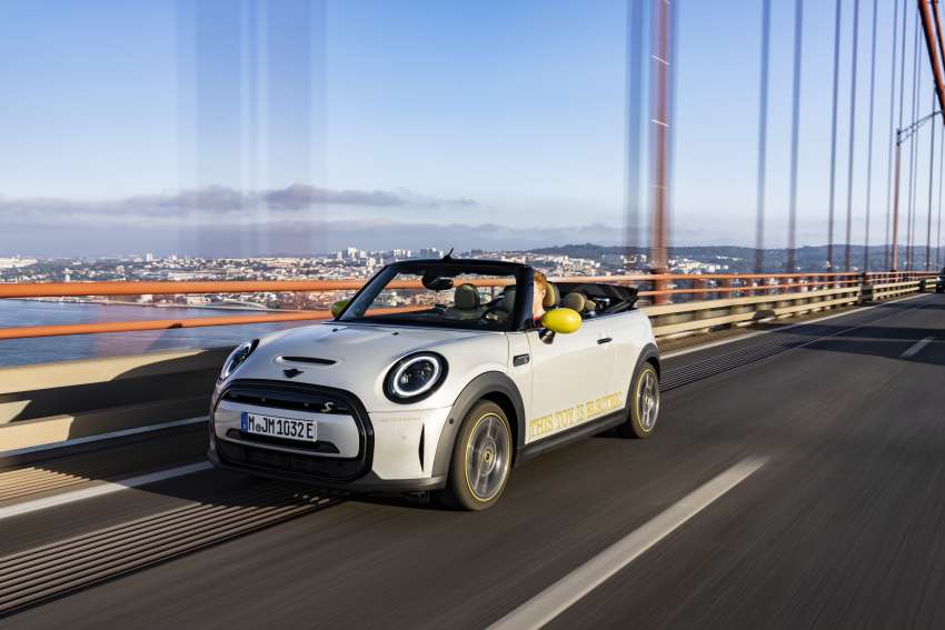 MINI Cooper SE Convertible revealed – special one-off convertible version of EV hatchback; 230 km of range 1483860