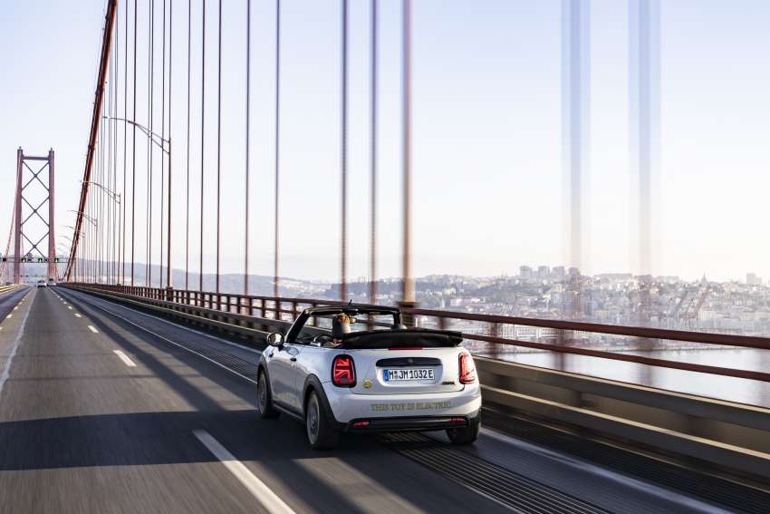 MINI Cooper SE Convertible revealed – special one-off convertible version of EV hatchback; 230 km of range 1483864
