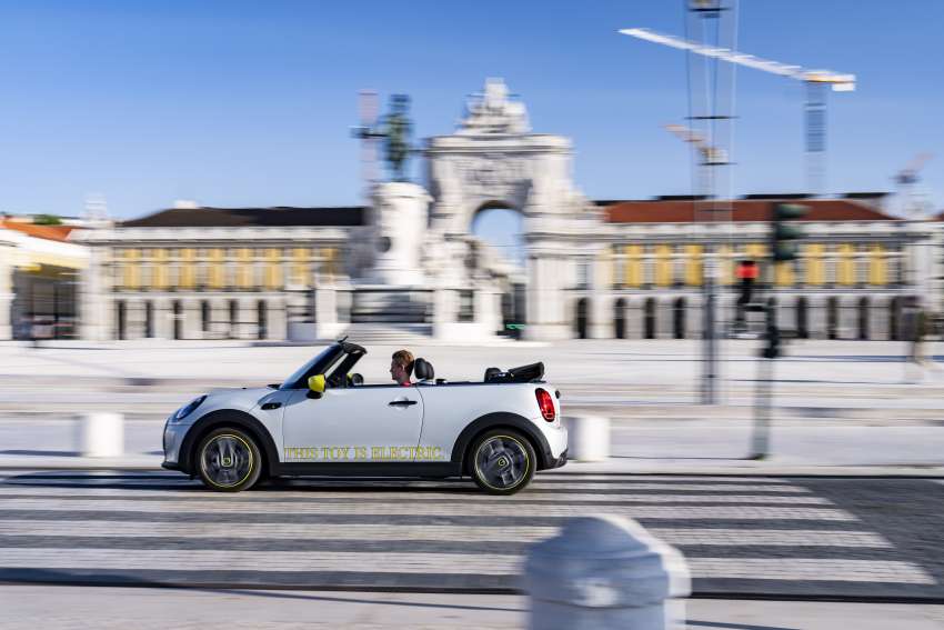 MINI Cooper SE Convertible revealed – special one-off convertible version of EV hatchback; 230 km of range 1483868