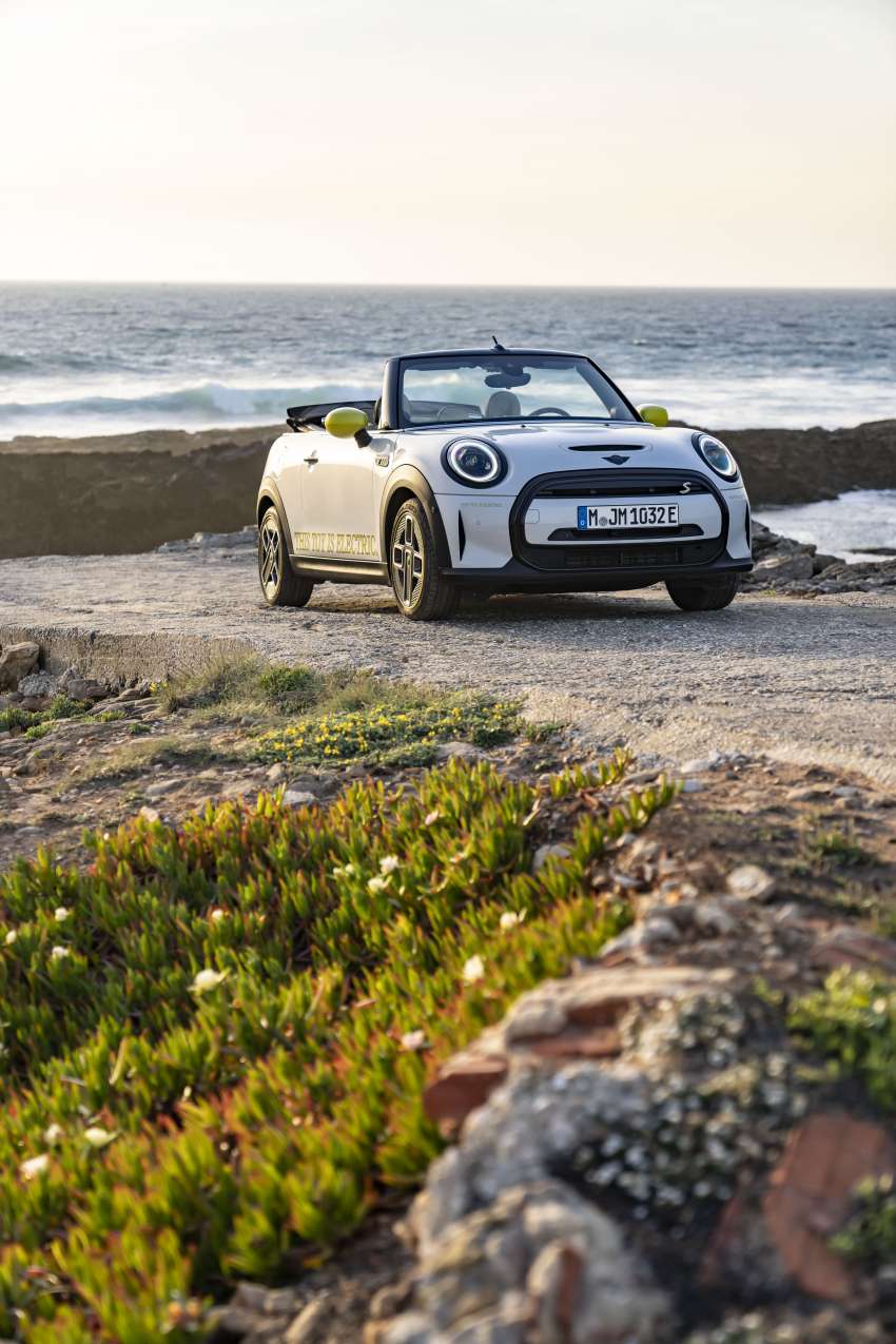 MINI Cooper SE Convertible revealed – special one-off convertible version of EV hatchback; 230 km of range 1483912