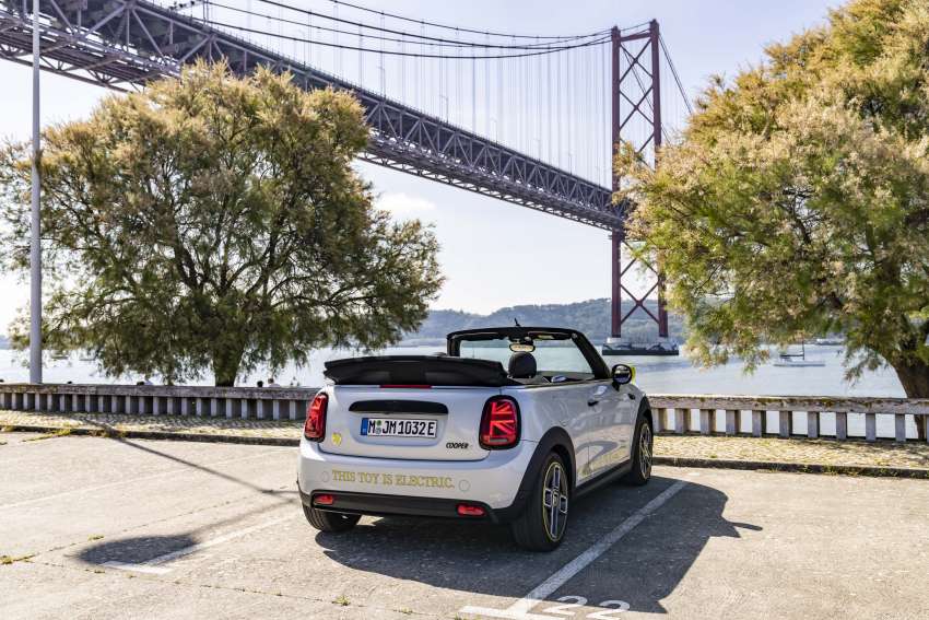 MINI Cooper SE Convertible revealed – special one-off convertible version of EV hatchback; 230 km of range 1483929