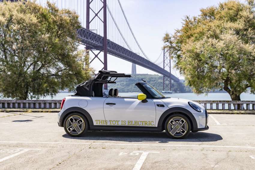 MINI Cooper SE Convertible revealed – special one-off convertible version of EV hatchback; 230 km of range 1483943