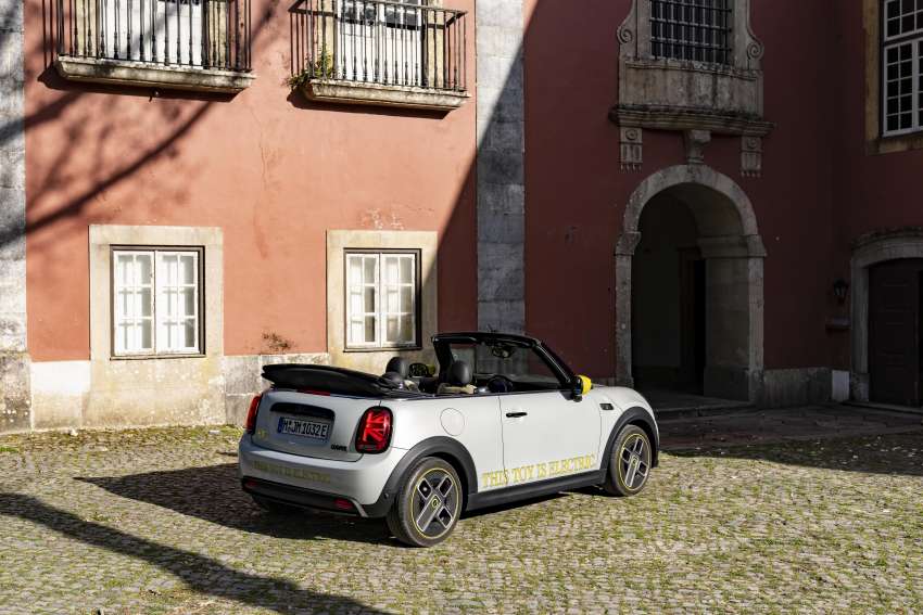 MINI Cooper SE Convertible revealed – special one-off convertible version of EV hatchback; 230 km of range 1483963