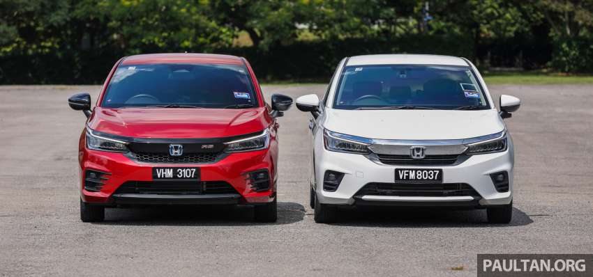 GALLERY: 2022 Honda City 1.5 V petrol sedan vs City Hatchback 1.5 RS e:HEV hybrid; RM91k – RM110k 1492829