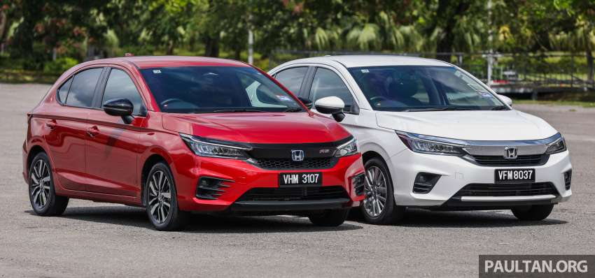 GALLERY: 2022 Honda City 1.5 V petrol sedan vs City Hatchback 1.5 RS e:HEV hybrid; RM91k – RM110k Image #1492816