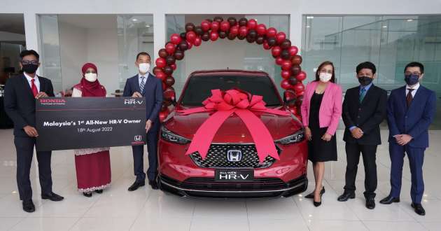 Honda Malaysia celebrates first 2022 Honda HR-V delivery – over 1,300 units delivered since launch