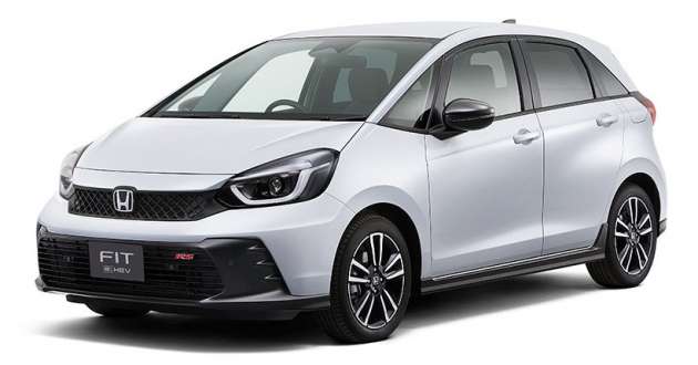 2022 Honda Jazz facelift revealed for Japan – new sporty RS with more powerful e:HEV system added