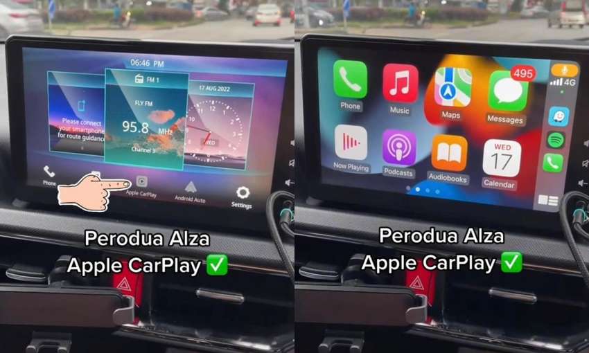 2022 Perodua Alza AV now supports Apple CarPlay – for existing cars, it will be activated during service 1500973