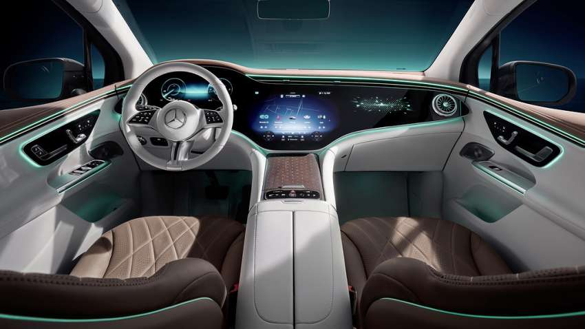 Mercedes-Benz EQE SUV interior revealed – five-seater luxury electric SUV to make its debut on October 16 1499684