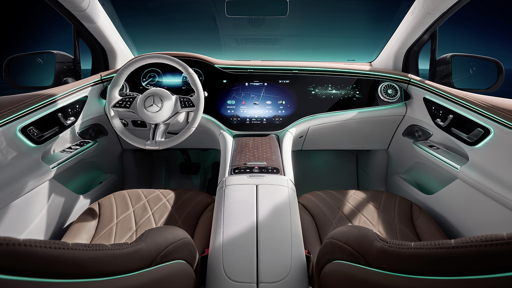 Mercedes-Benz EQE SUV interior revealed - five-seater luxury electric SUV  to make its debut on October 16 