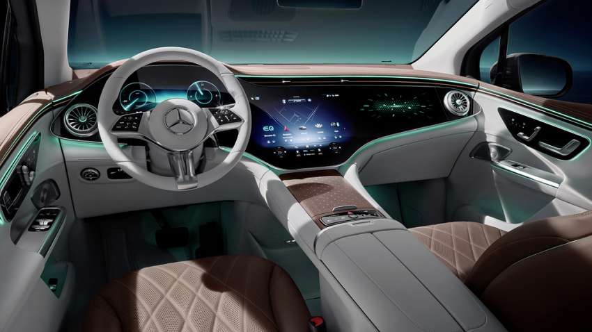 Mercedes-Benz EQE SUV interior revealed – five-seater luxury electric SUV to make its debut on October 16 1499686