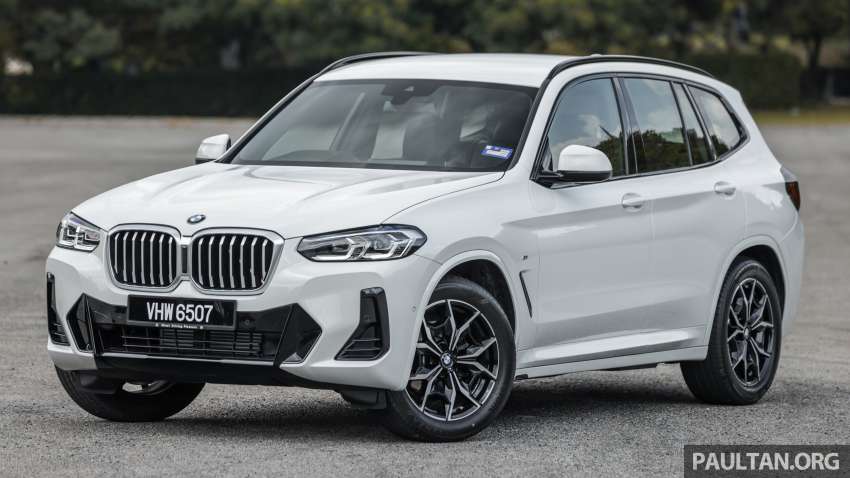 2022 G01 BMW X3 sDrive20i facelift in Malaysia – full gallery; M Sport exterior, new interior kit; fr RM297k 1500453