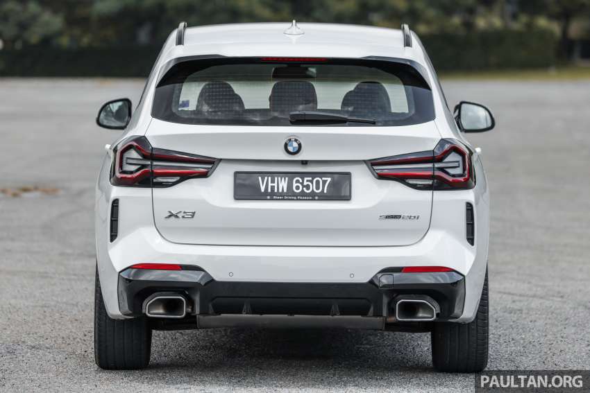 2022 G01 BMW X3 sDrive20i facelift in Malaysia – full gallery; M Sport exterior, new interior kit; fr RM297k 1500463
