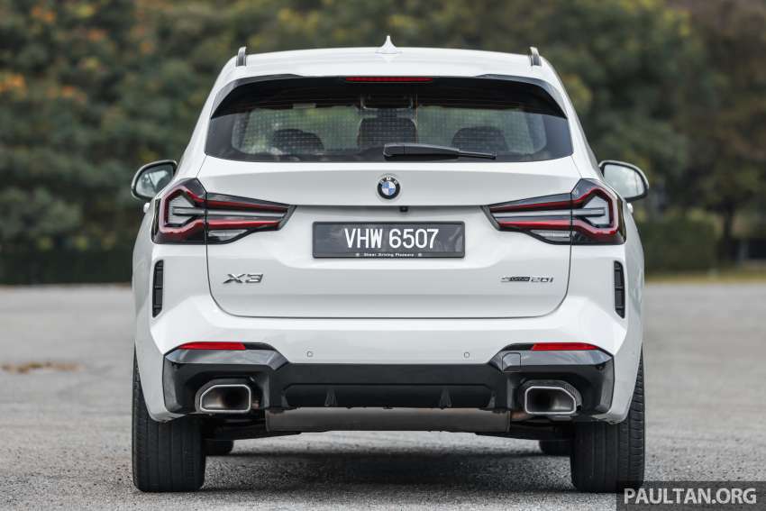 2022 G01 BMW X3 sDrive20i facelift in Malaysia – full gallery; M Sport exterior, new interior kit; fr RM297k 1500464