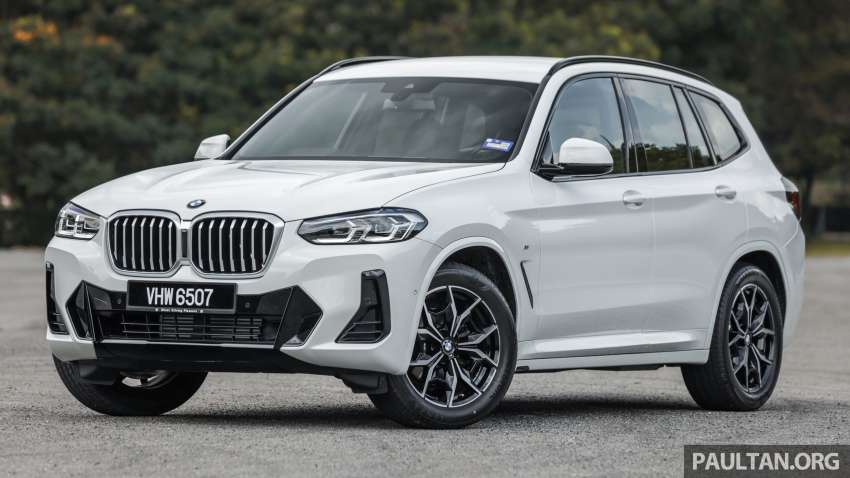 2022 G01 BMW X3 sDrive20i facelift in Malaysia – full gallery; M Sport exterior, new interior kit; fr RM297k 1500454