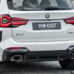2022 G01 BMW X3 sDrive20i facelift in Malaysia – full gallery; M Sport exterior, new interior kit; fr RM297k